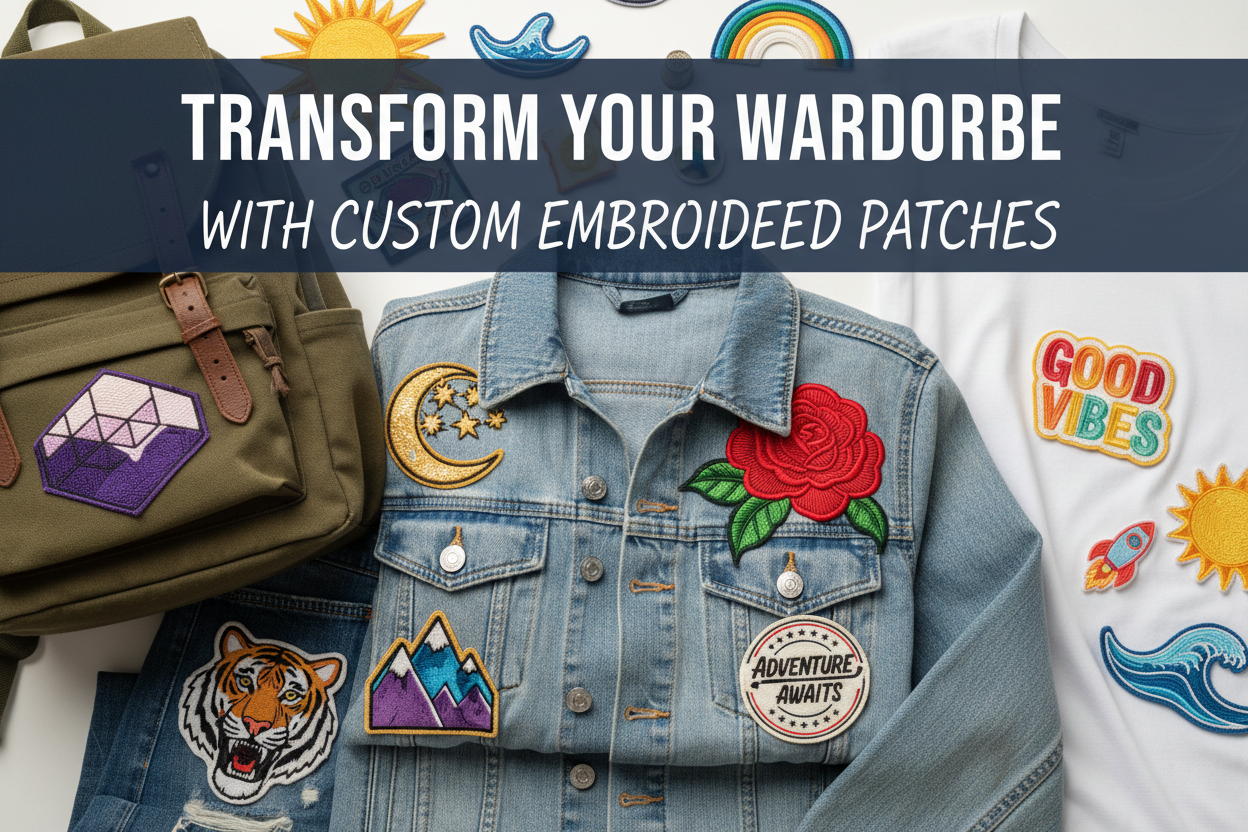 Transform Your Wardrobe with Custom Embroidered Patches